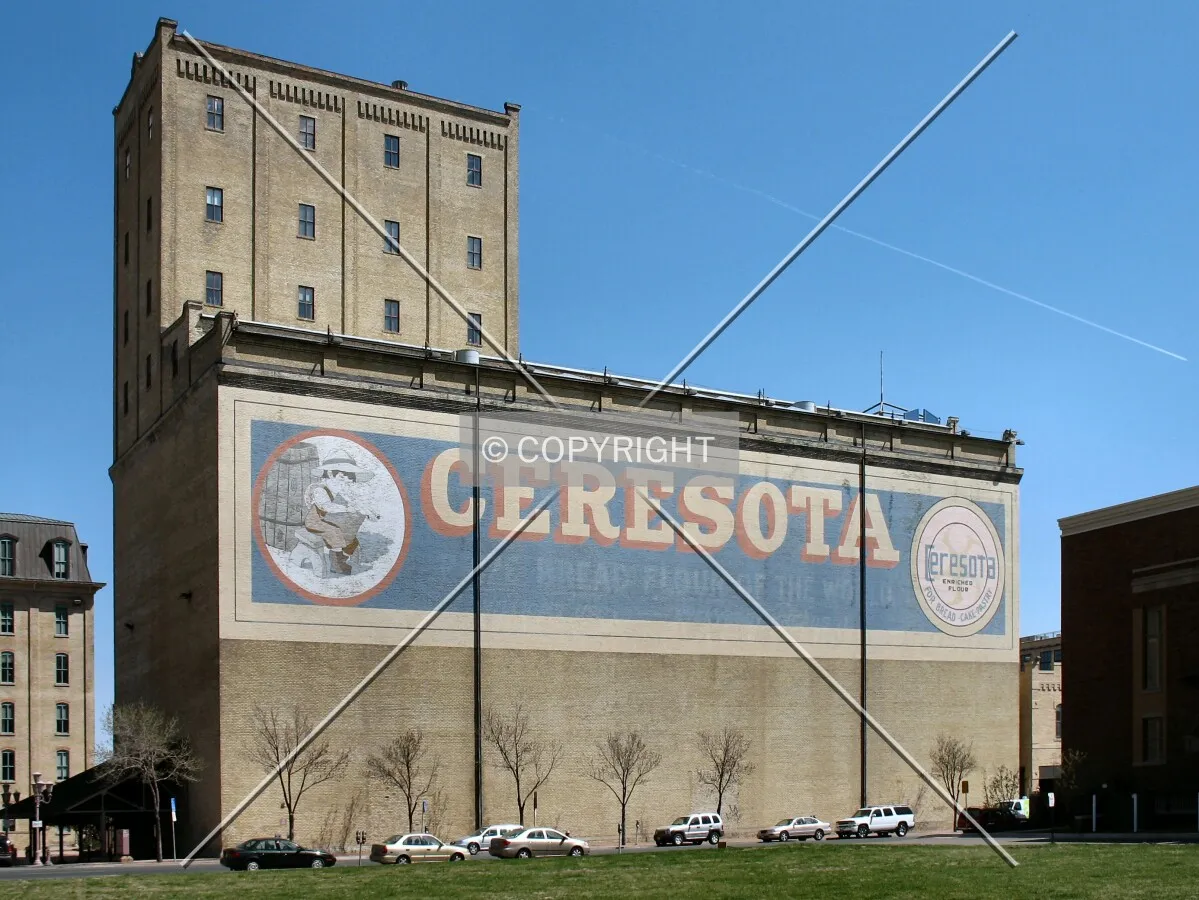 Full view from the southwest, before construction of the MacPhail Center