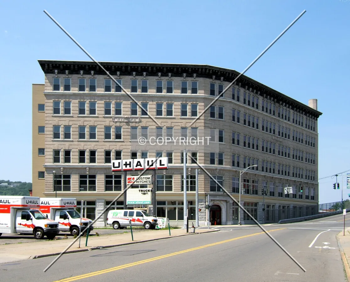View from the south across Chenango Street