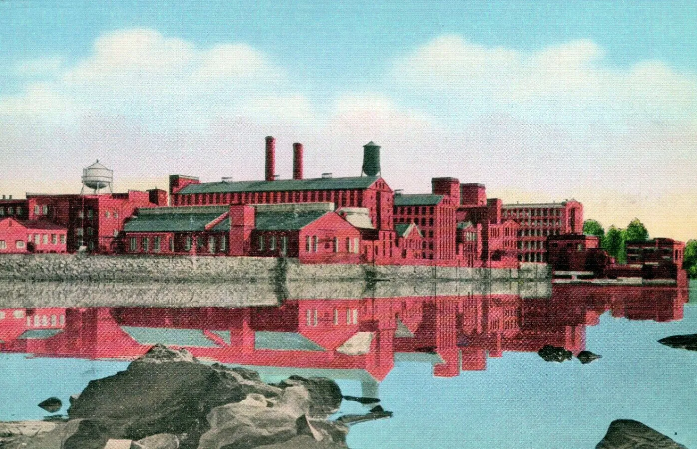 Vintage view from the northwest