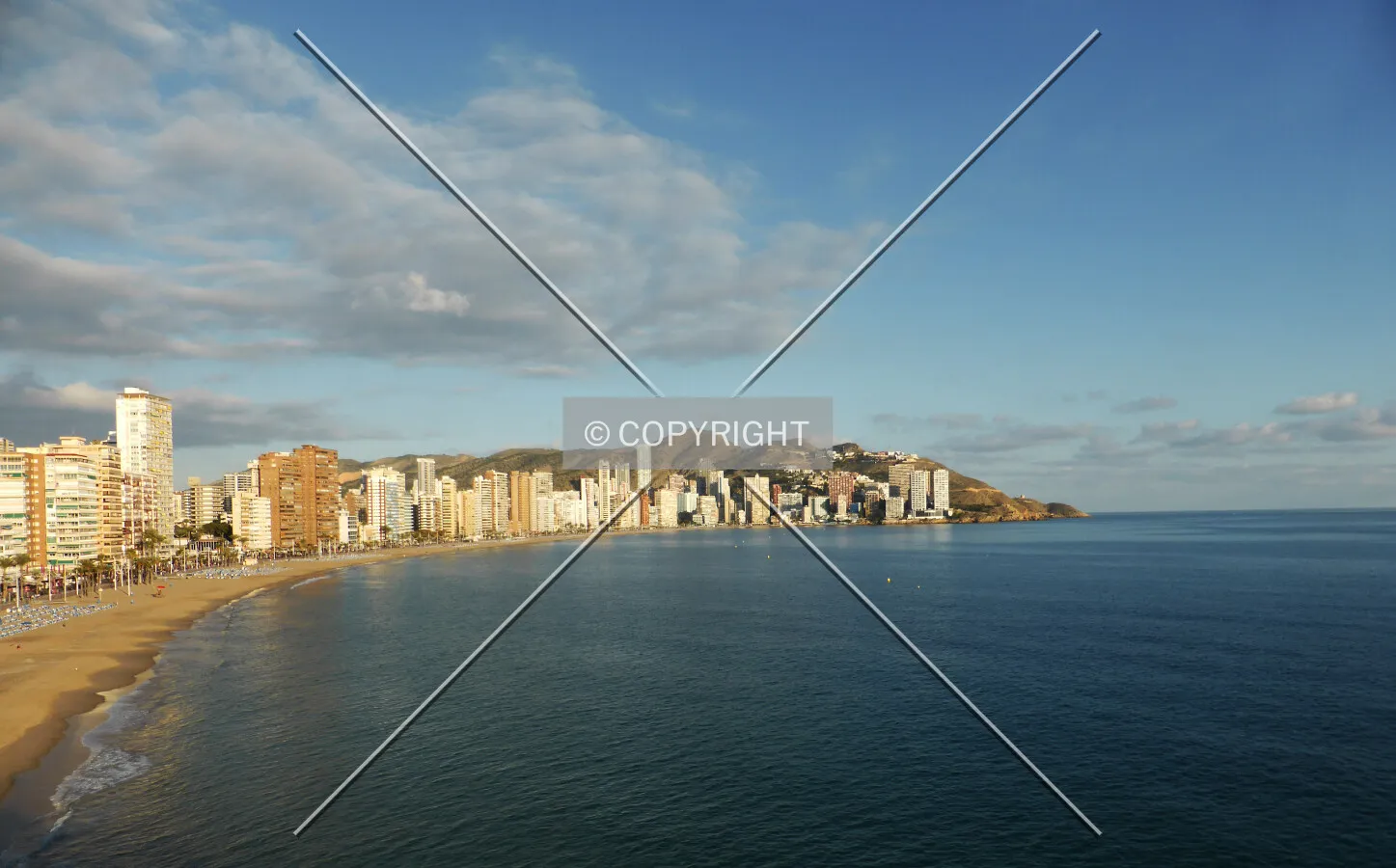 Benidorm skyline