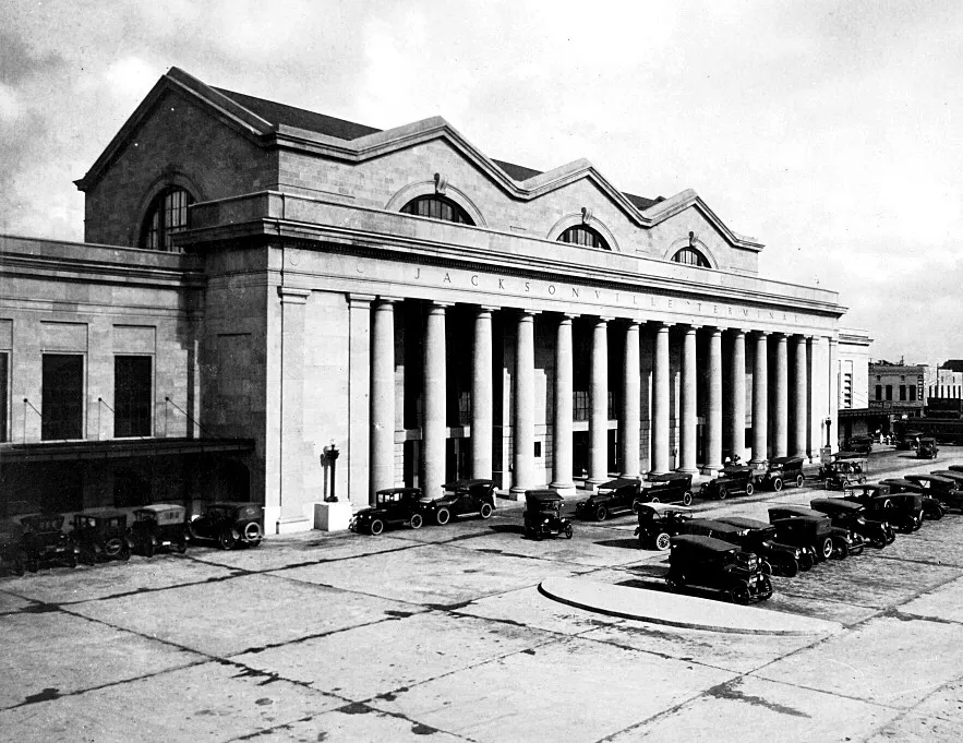 Vintage view from the southeast