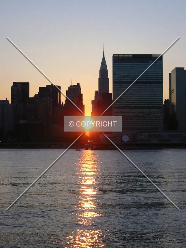 Sunset on 42nd Street