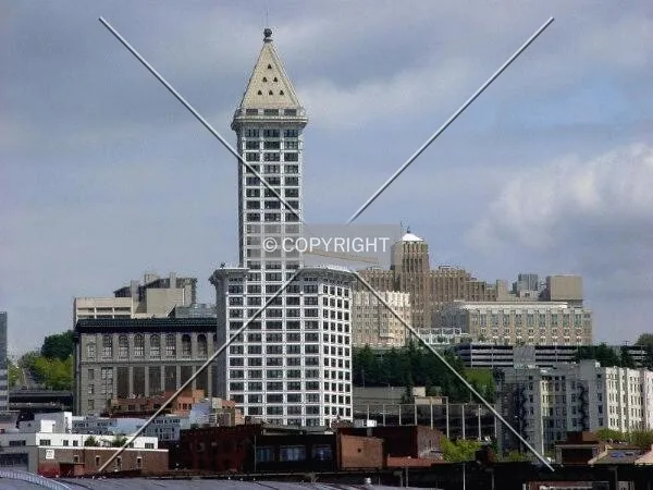 The area around Smith Tower hasn't changed much since 1914