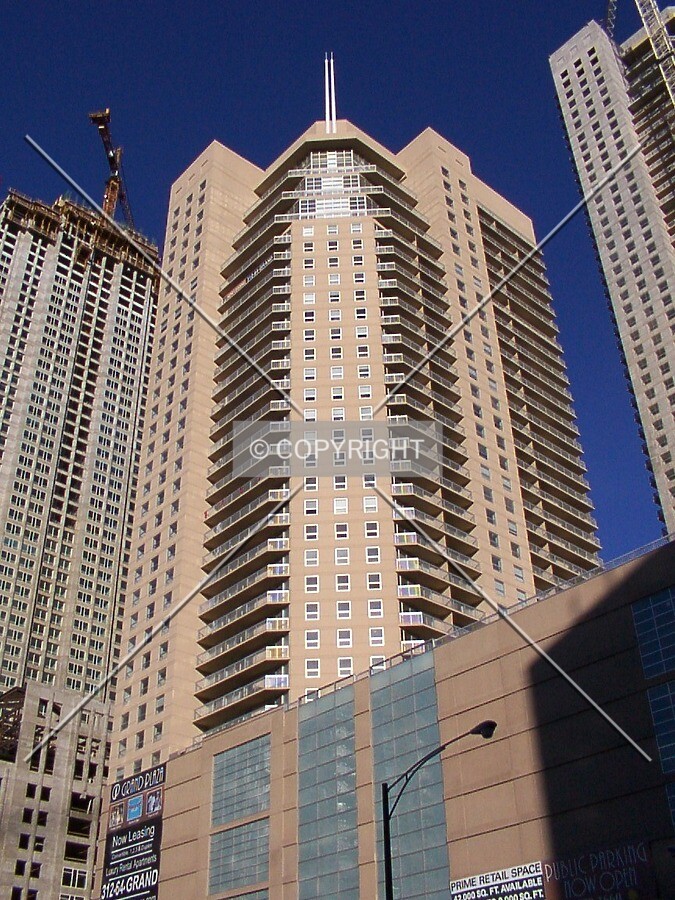 Looking up from the southwest