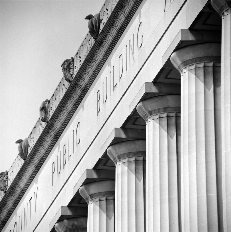 Cornice details from the east