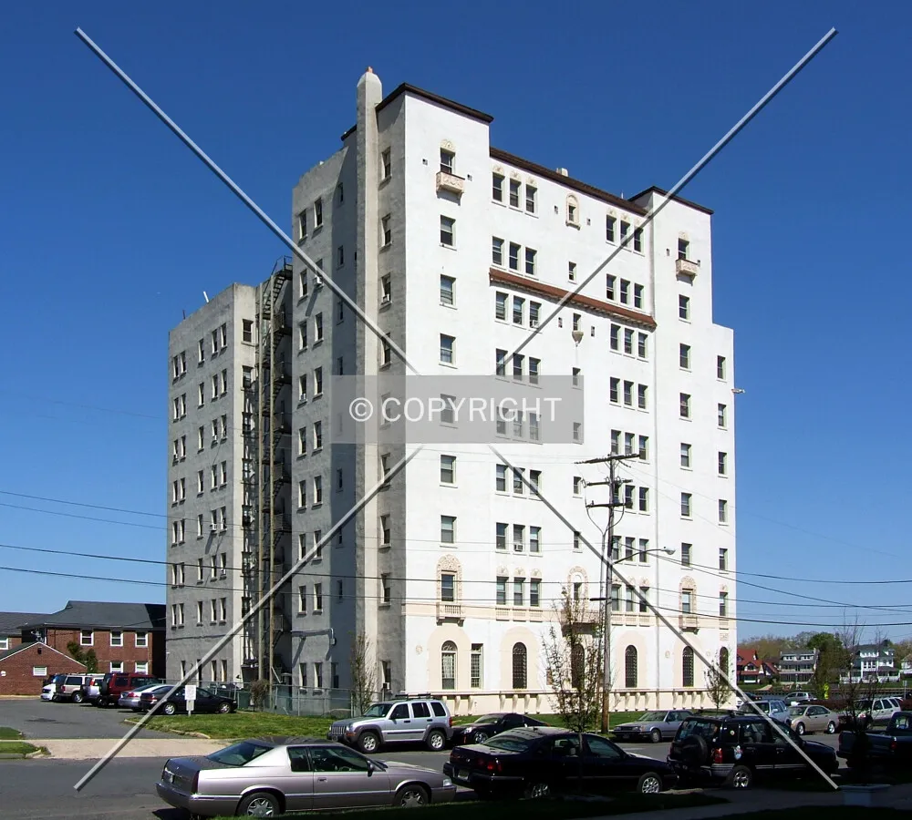 View from the southeast across Park Avenue