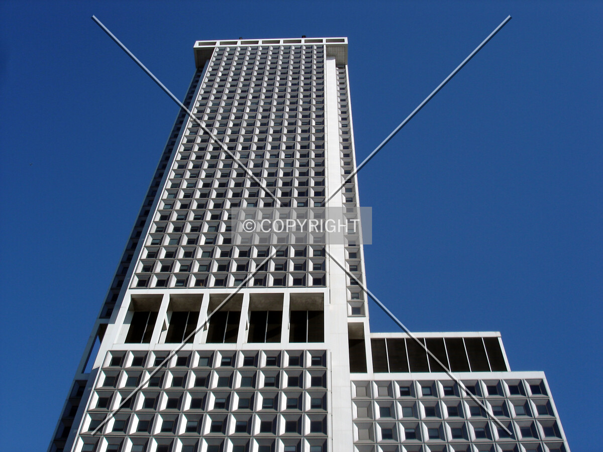 Looking up the west face