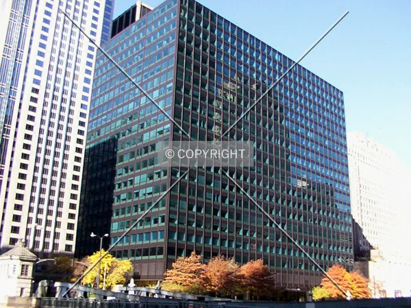 View from the southeast looking across the river