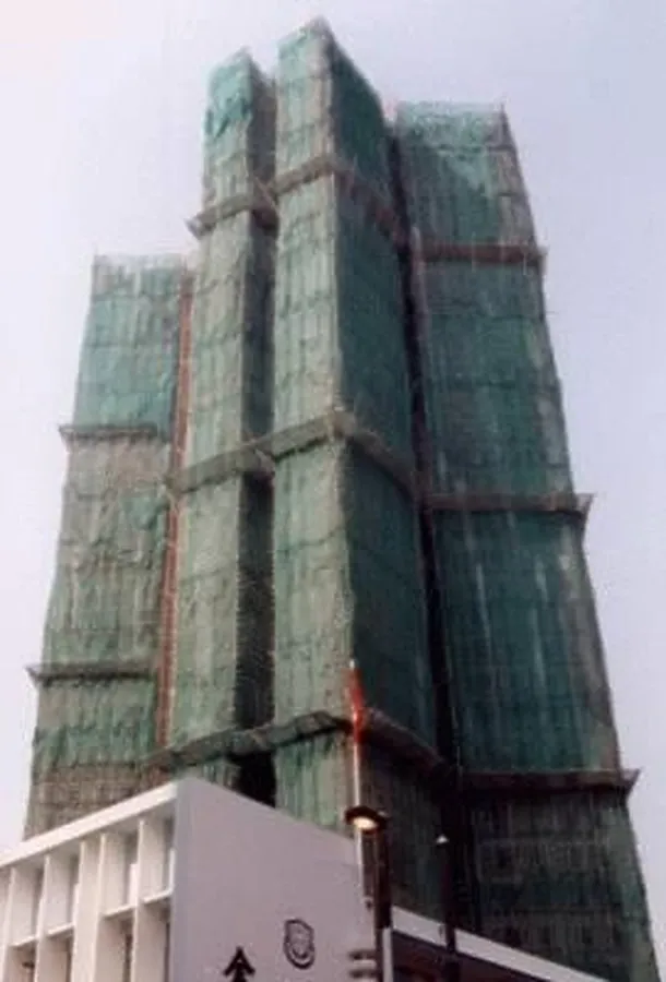 Construction site near completion