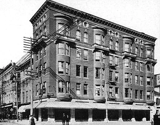Vintage view from the southeast