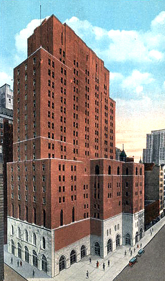 Vintage view from the southwest