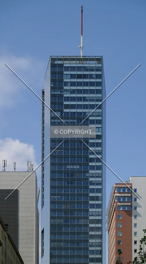 Top floors as seen from the northwestern side