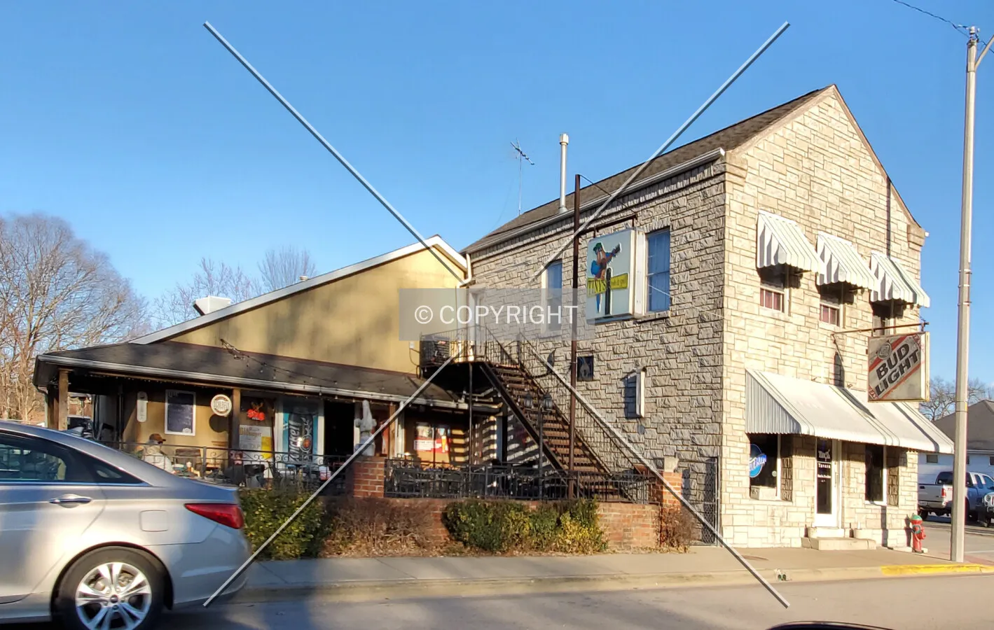 Northwest view; March 5, 2020