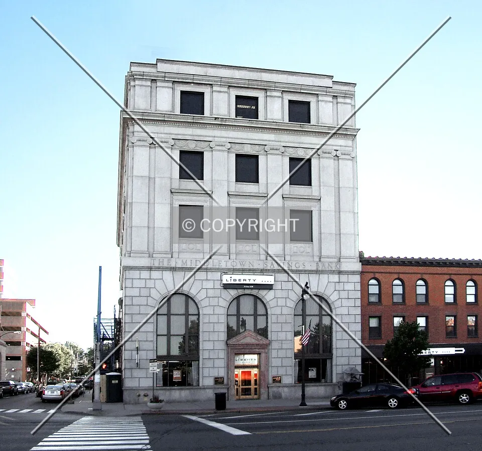 View from the northeast at Court and Main Streets