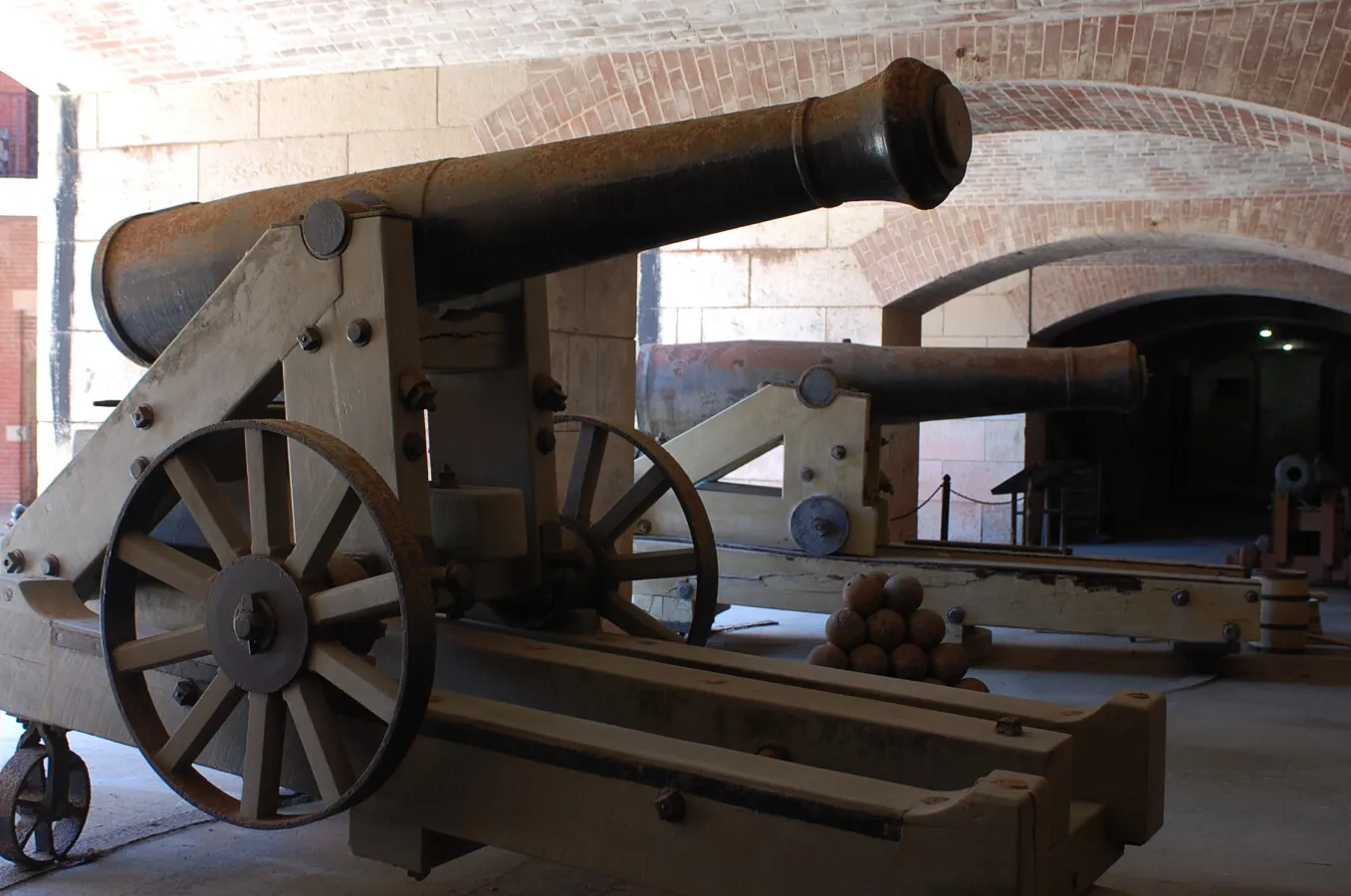 Some of the cannon used at the fort
