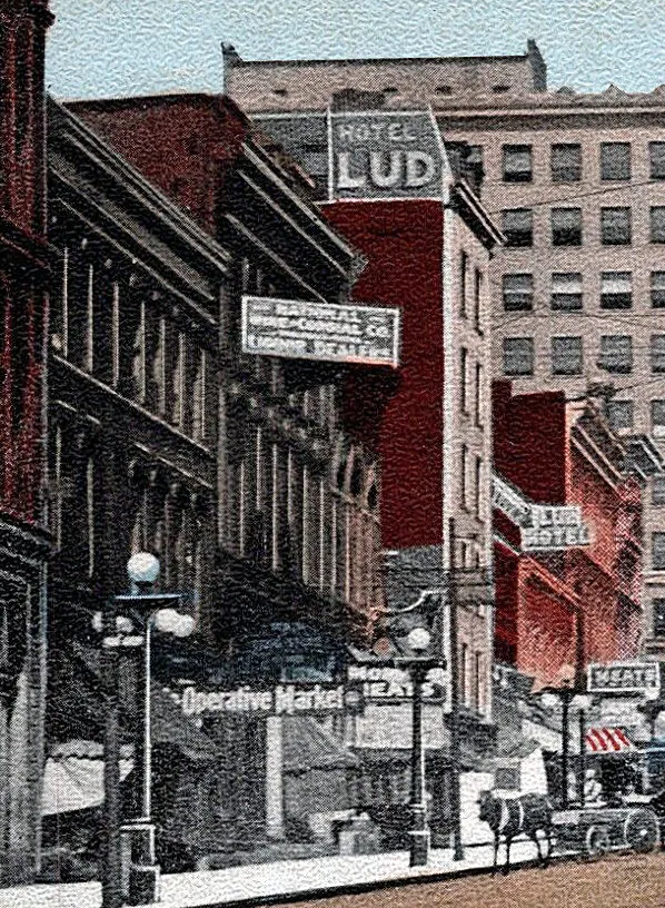 View from the southeast on Main Street