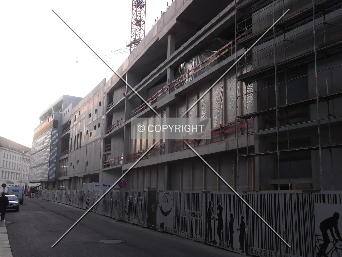 Höfe am Brühl construction site