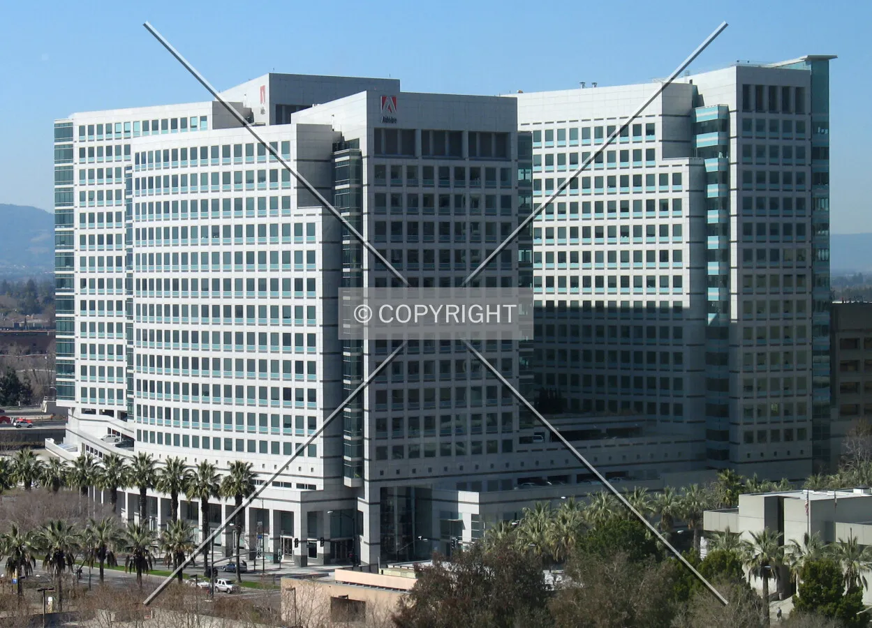 Three tower complex seen from the southeast