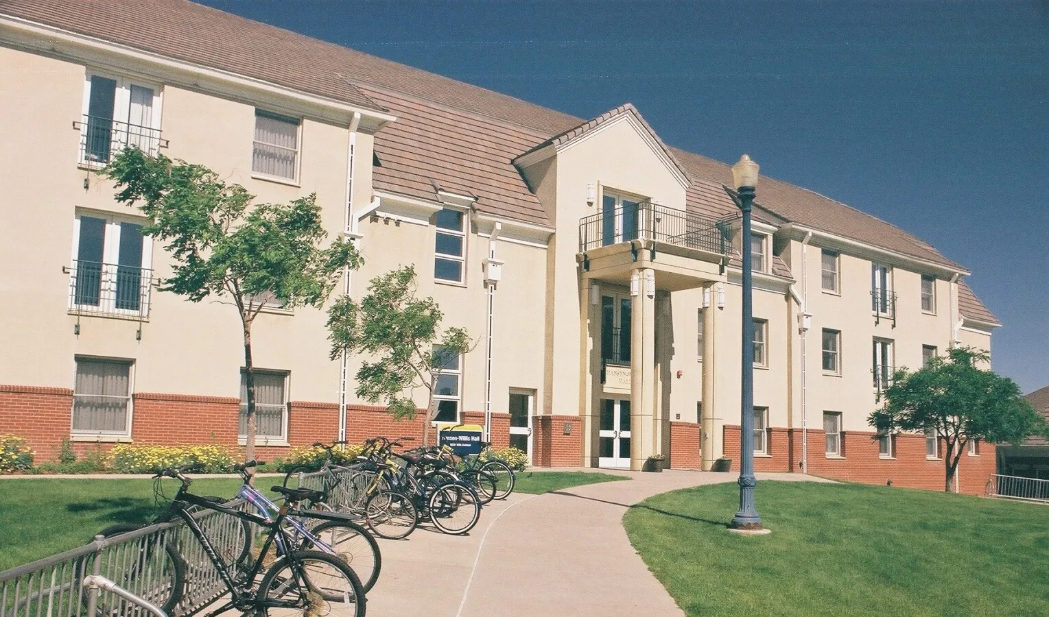 View from the southeast