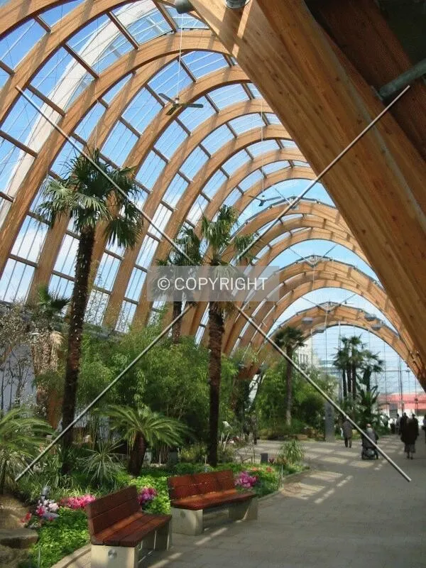 View inside the Winter Gardens