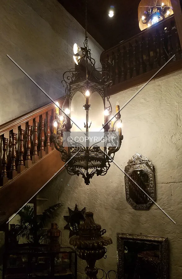 Looking up towards Barbara's restaurant; February 25, 2018