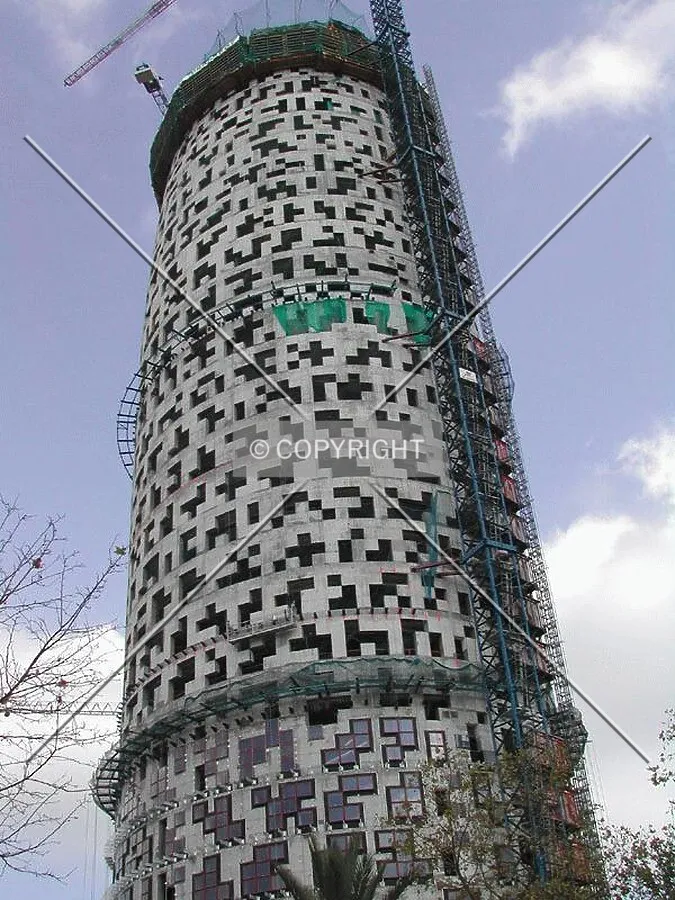 View of the tower from the north