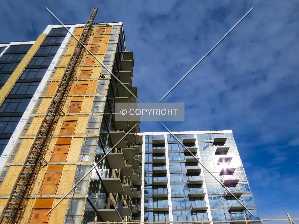 Looking up from 2nd Street South
