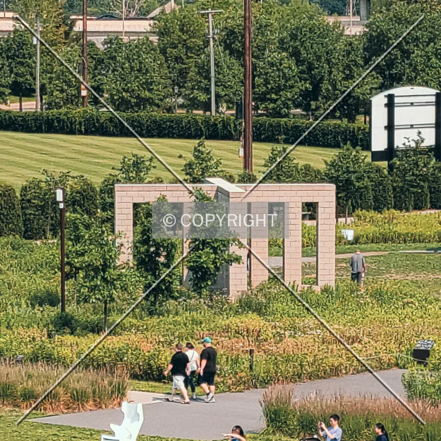 Distant view from the southeast; July 3, 2021