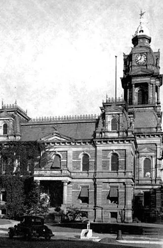 Vintage view from the northeast