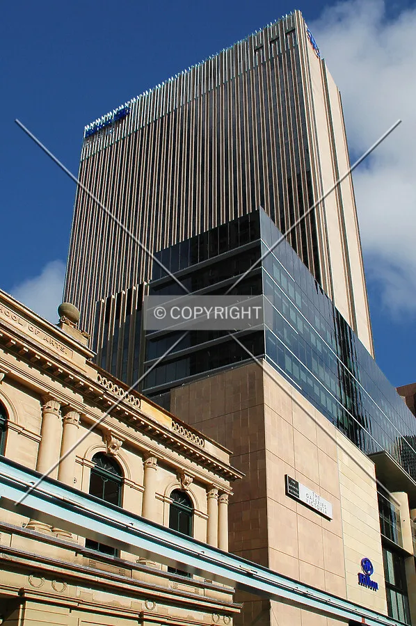 Looking up from Pitt Street