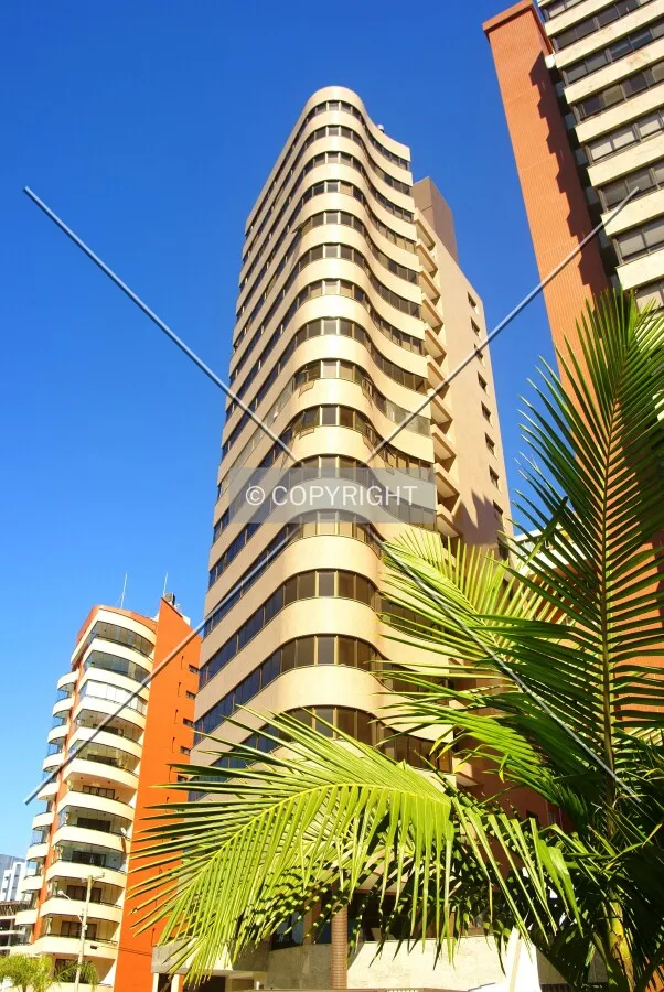 Looking up from João Neves da Fontoura Square