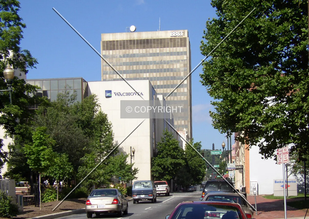 Looking east from Coxe Avenue