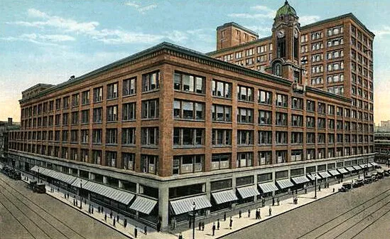 Vintage view from the southwest