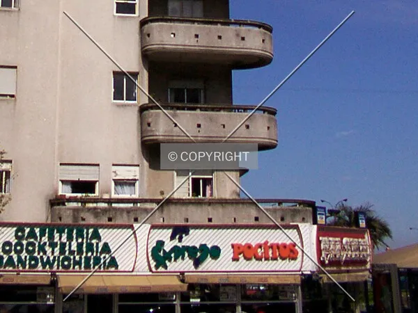 Retail marquee and lower floors