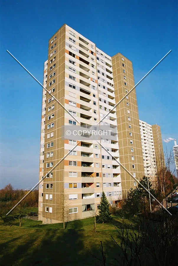 Side view from elevation