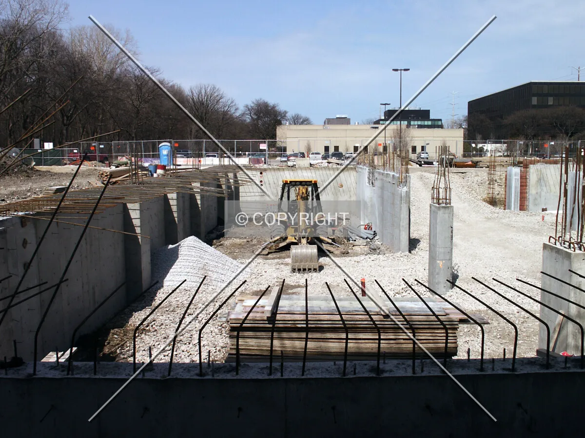 West end of the Maple Tower foundations