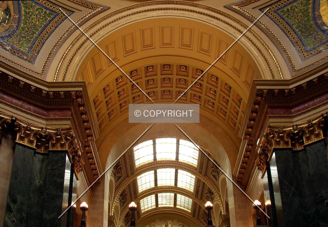 Looking into the East Gallery from the rotunda