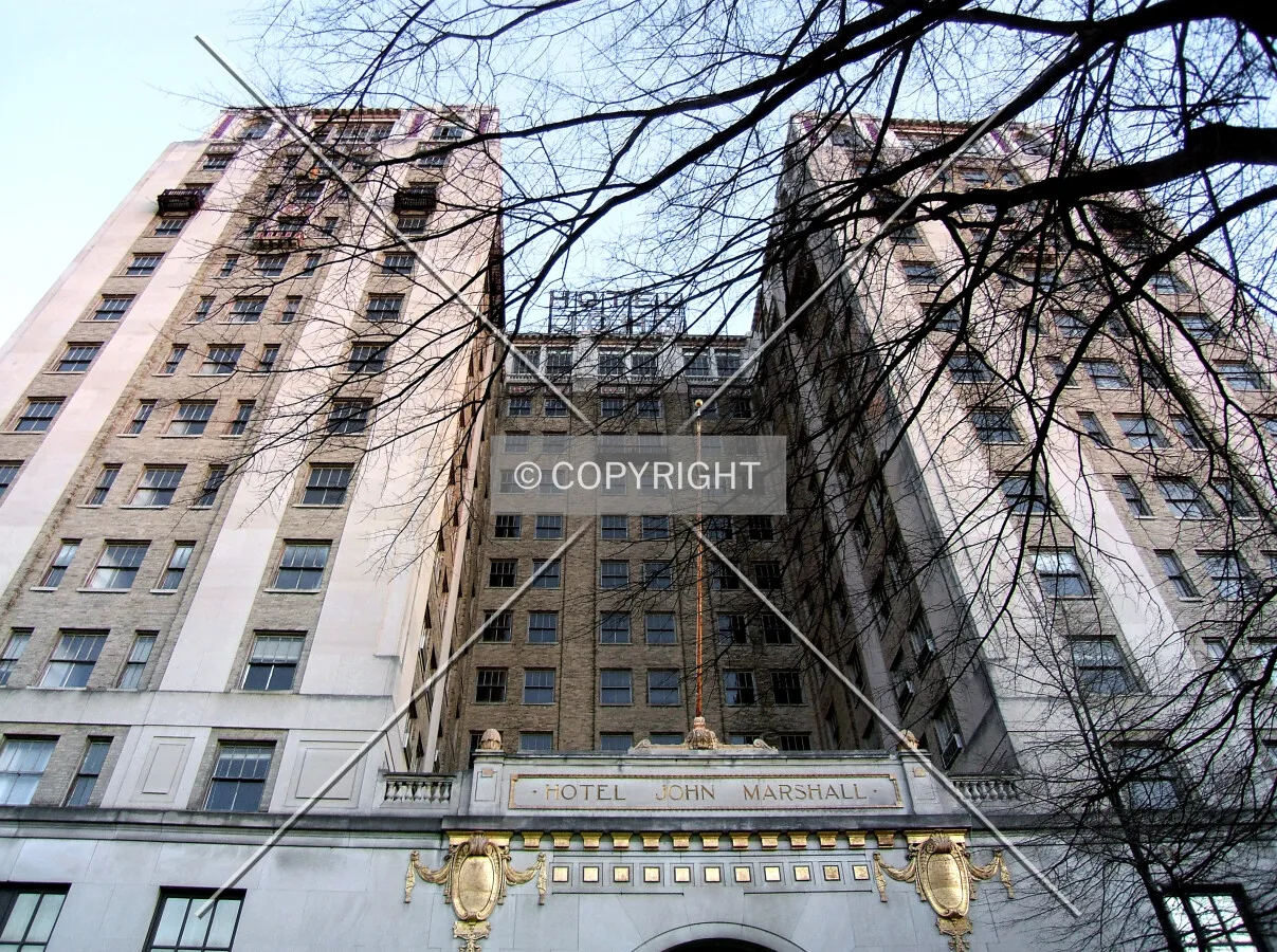 View from the northwest on 5th Street