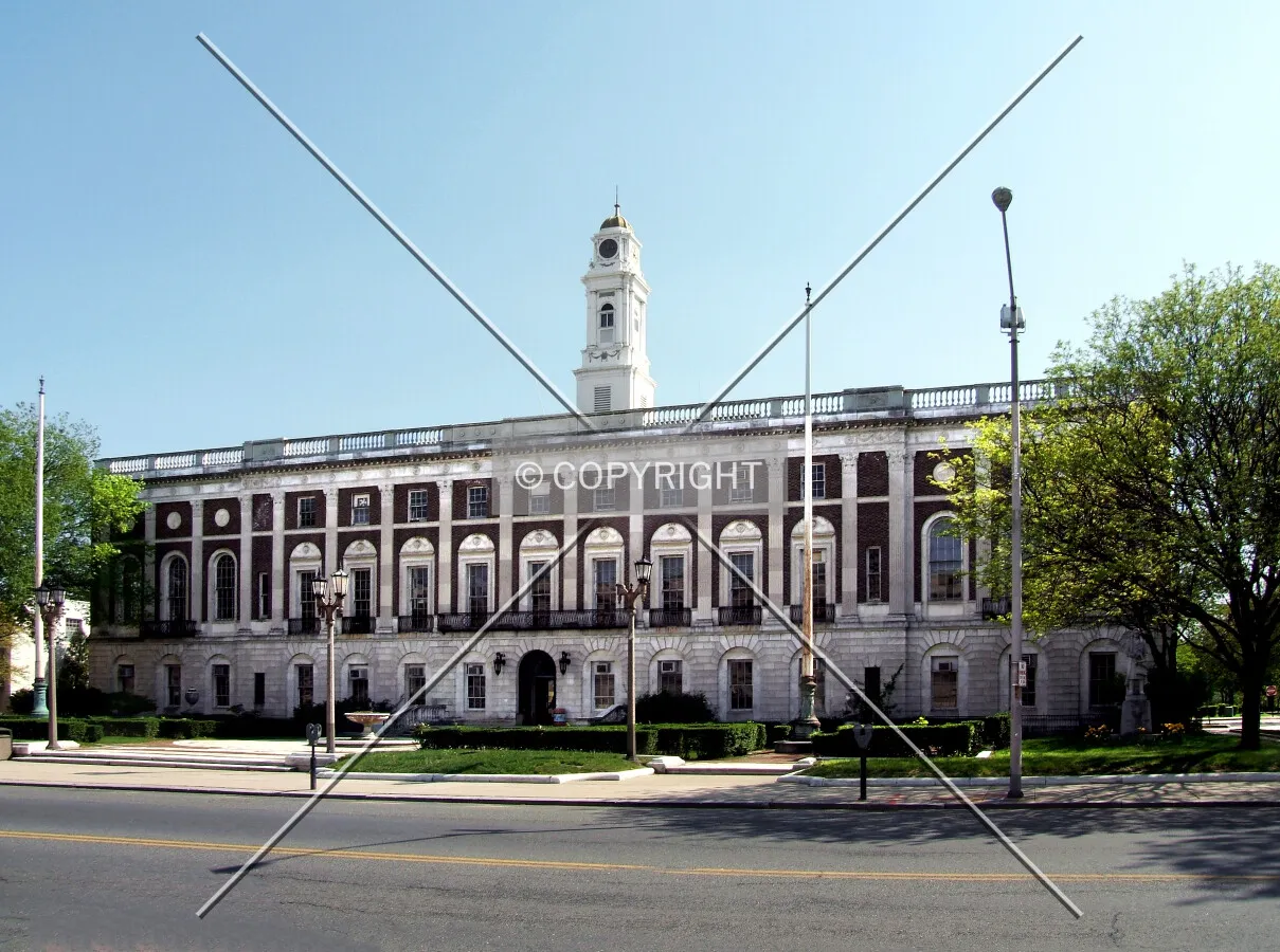 View from the north across Grand Street