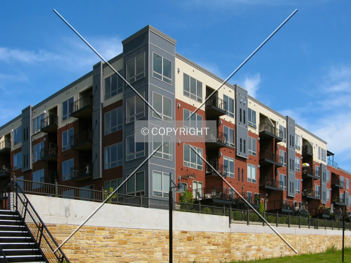 South corner from the Mississippi Riverfront