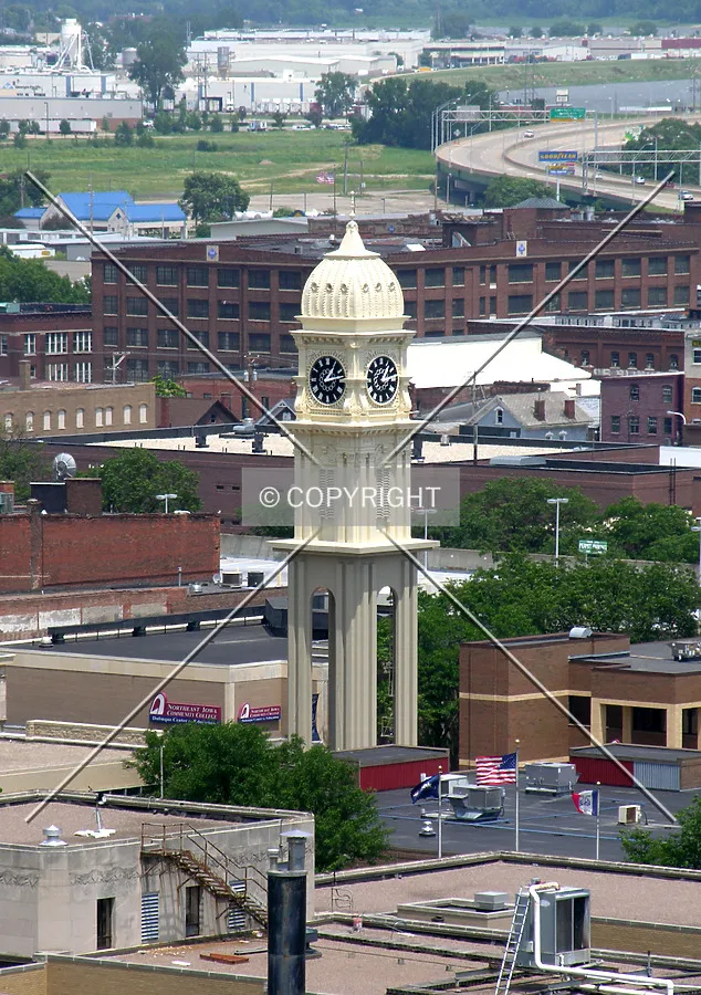 From the Fourth Street Elevator to the southwest
