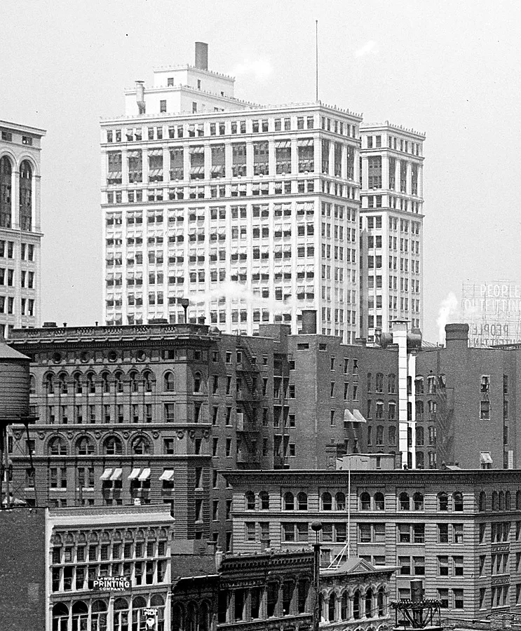 Vintage view from the southeast