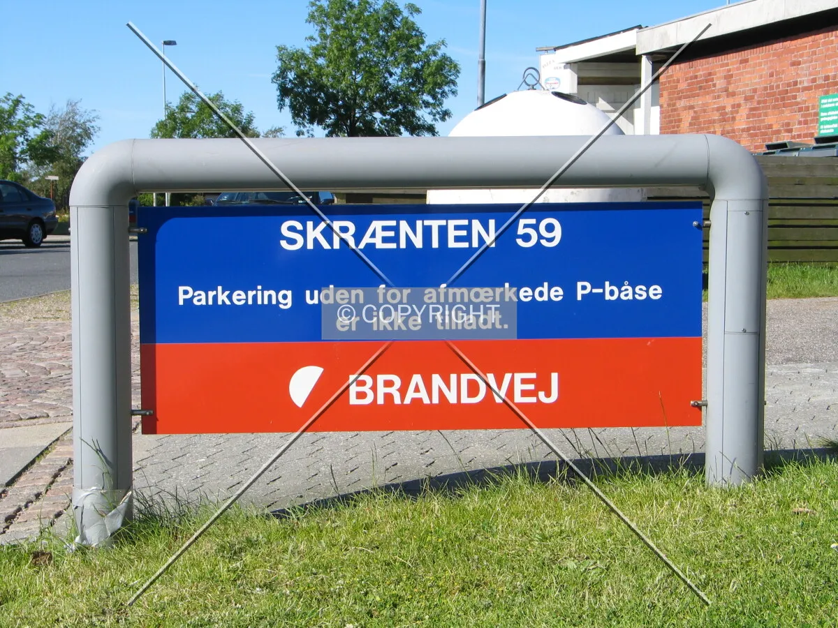The building sign