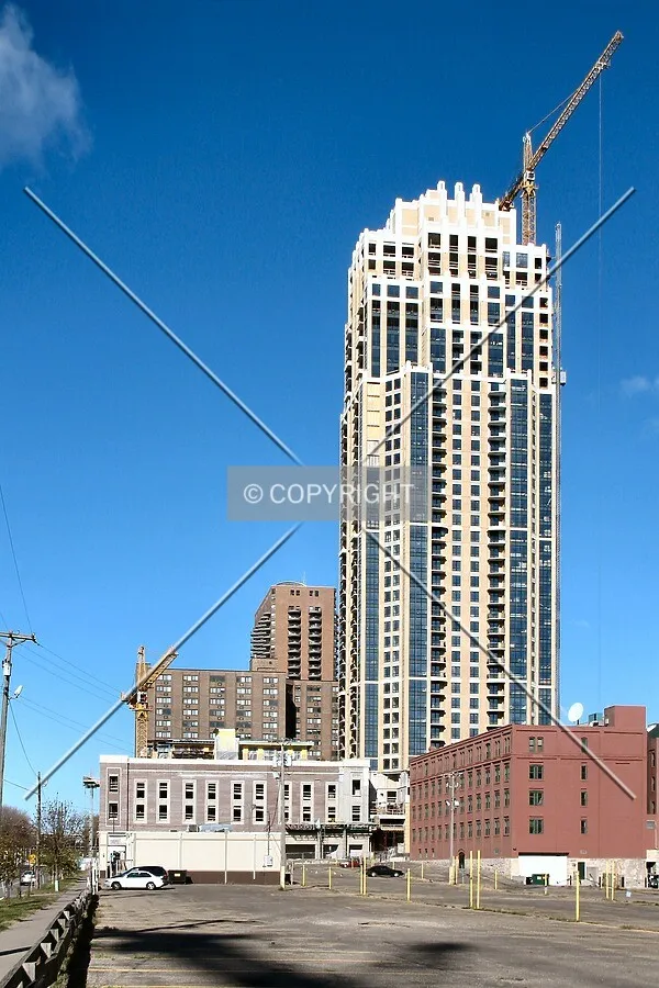 View to the west from 2nd Street South