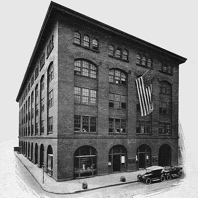 Vintage view from the northeast