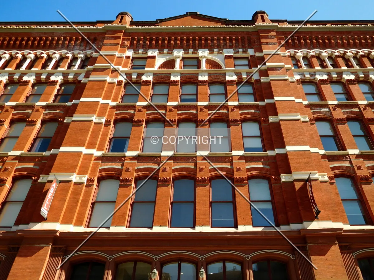 Western façade from North Eutaw Street