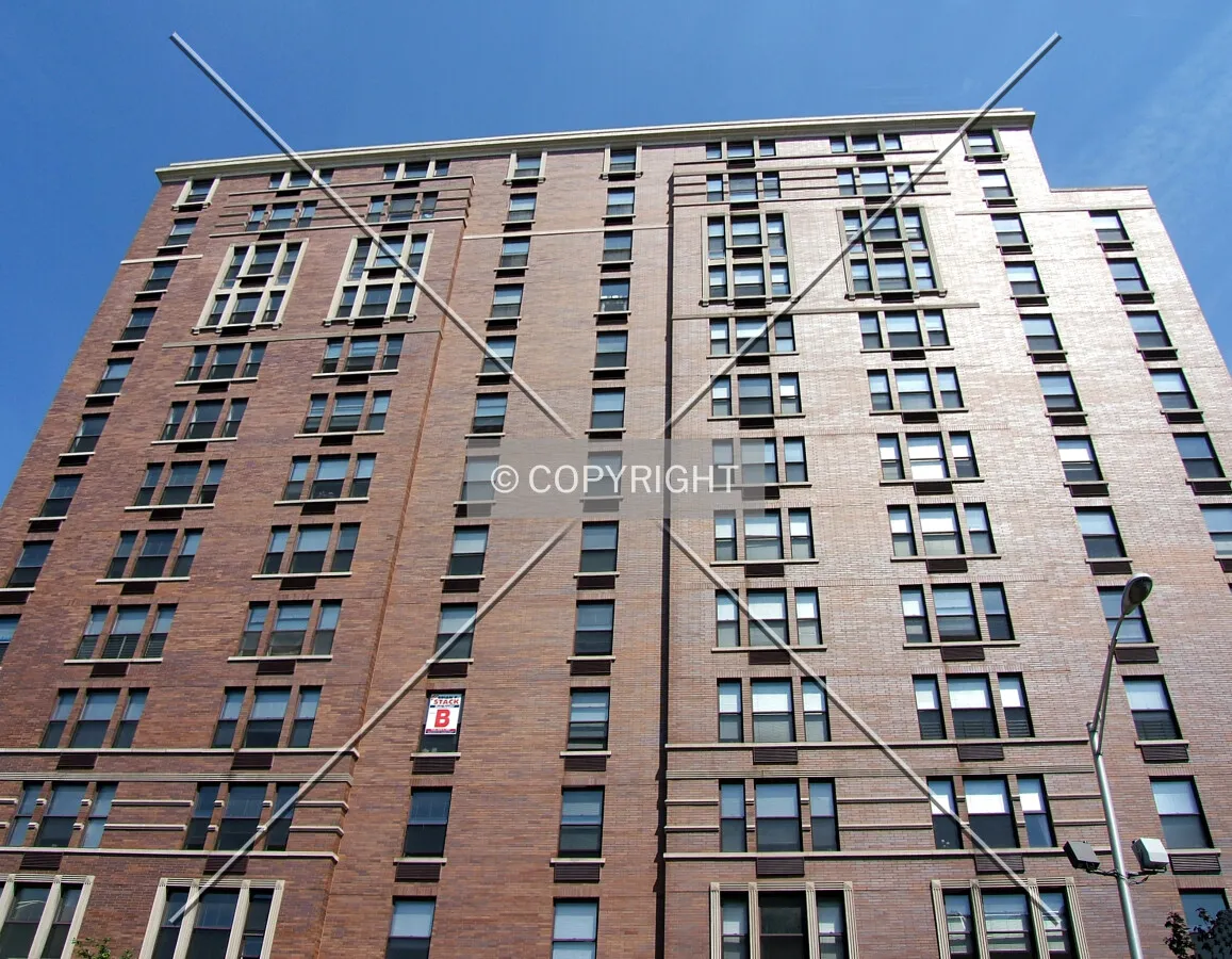 View from the northwest on Hudson Street