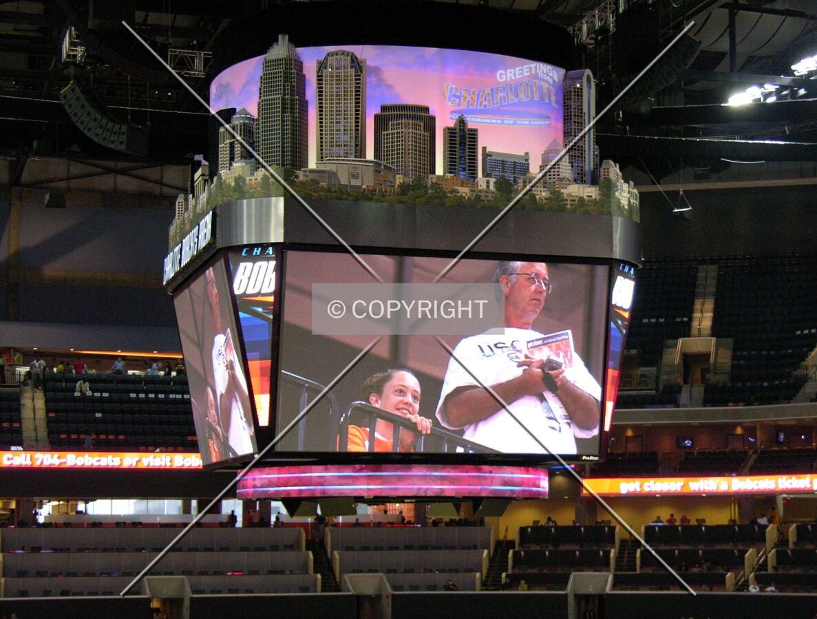 Scoreboard from the west