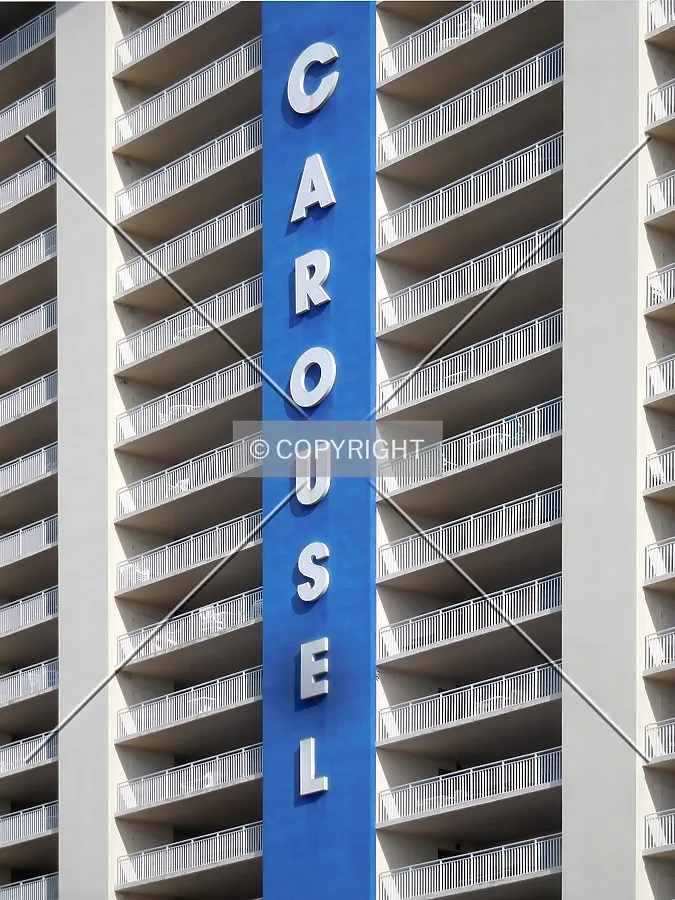 Signage on the western side