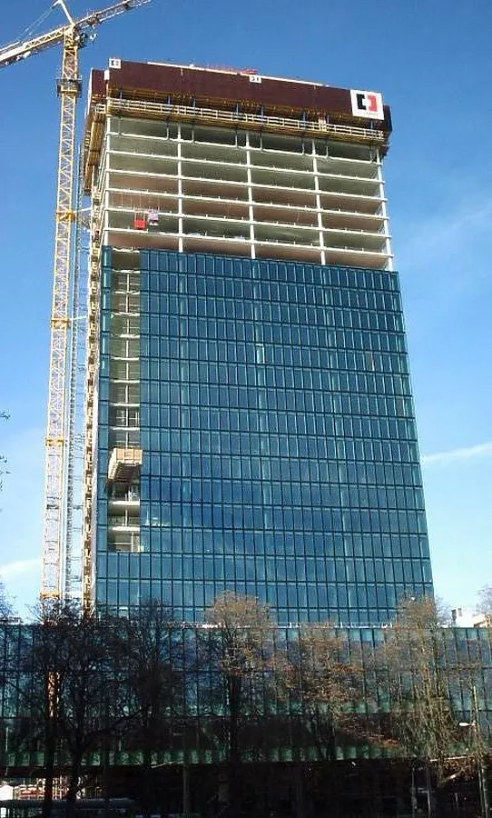 As seen during construction